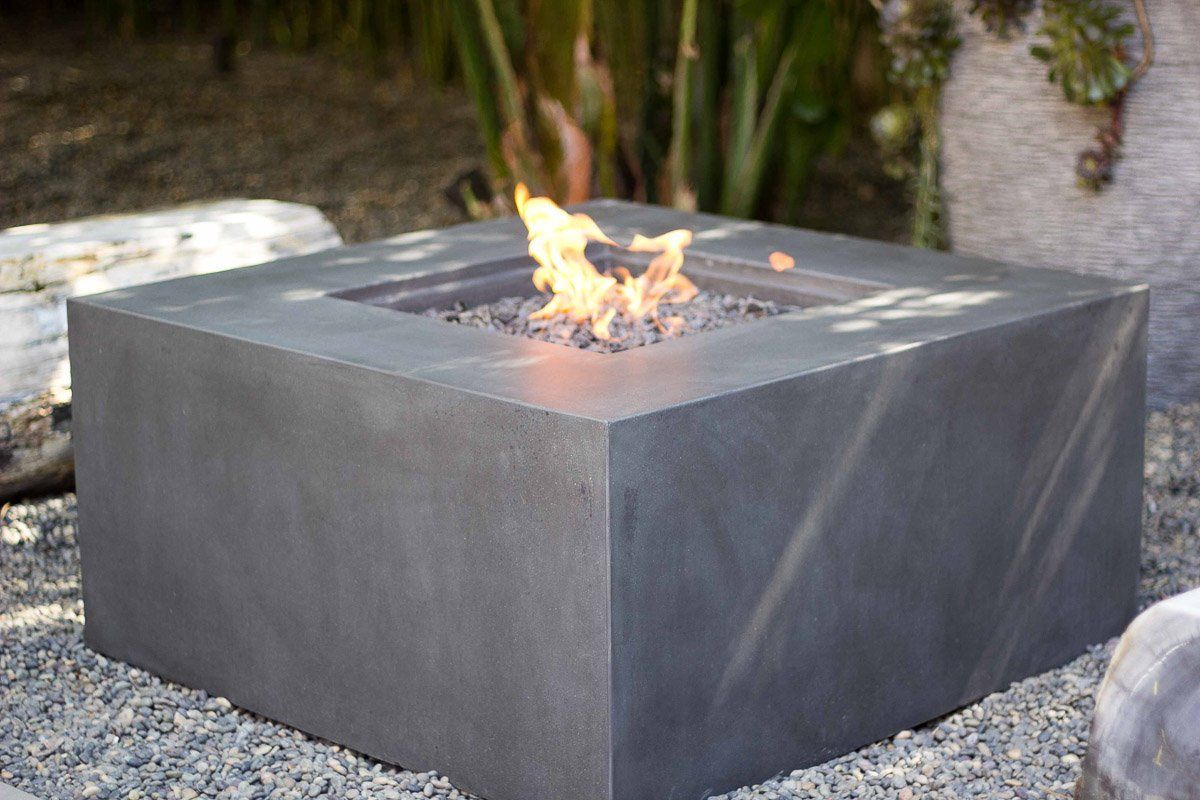bedford fire table firepit Concrete Wave Design