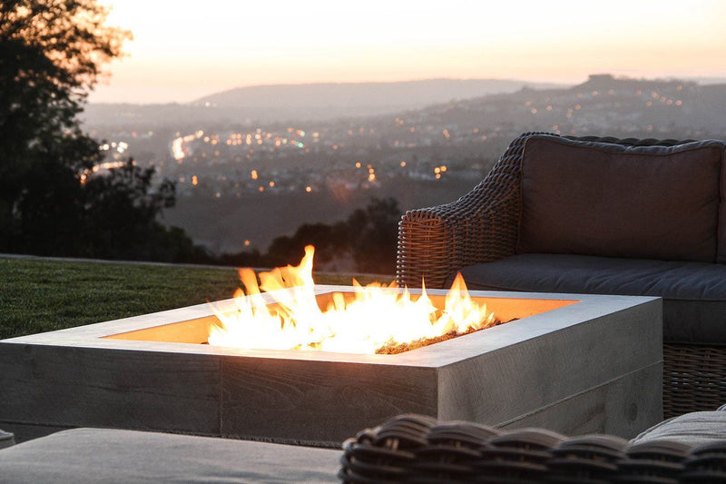 Buckshot Fire Pit firepit Concrete Wave Design 